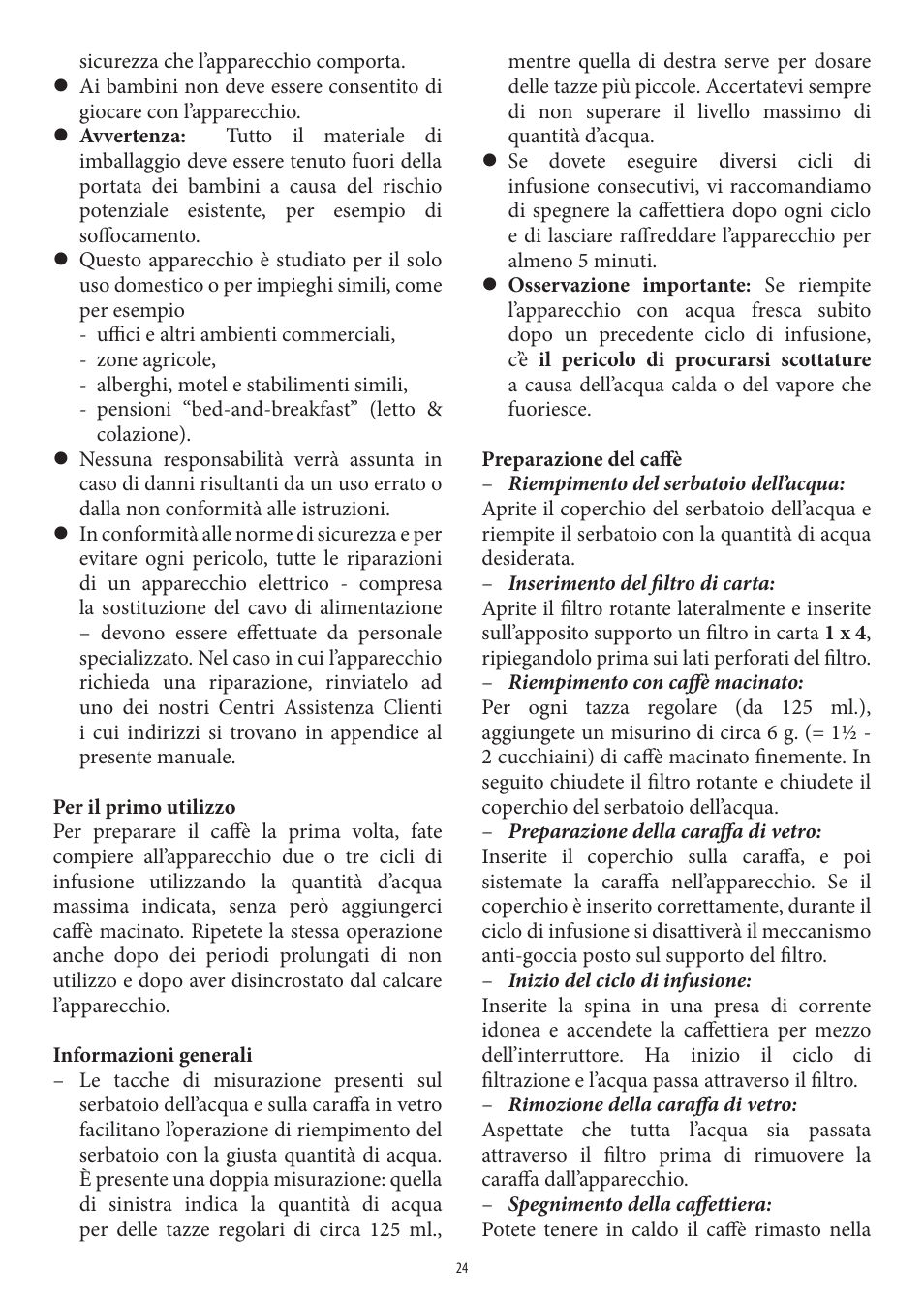 SEVERIN KA 4306 User Manual | Page 24 / 50