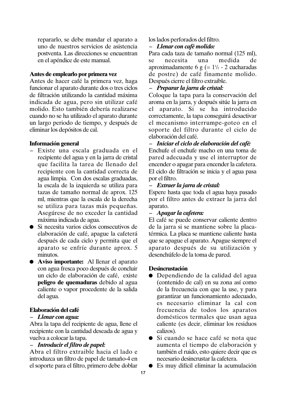 SEVERIN KA 4157 User Manual | Page 17 / 46