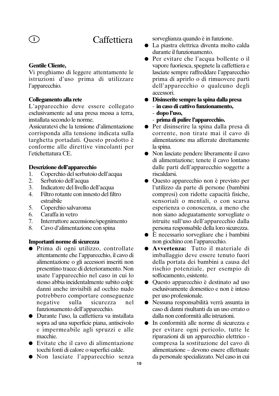 Caffettiera | SEVERIN KA 4157 User Manual | Page 19 / 46