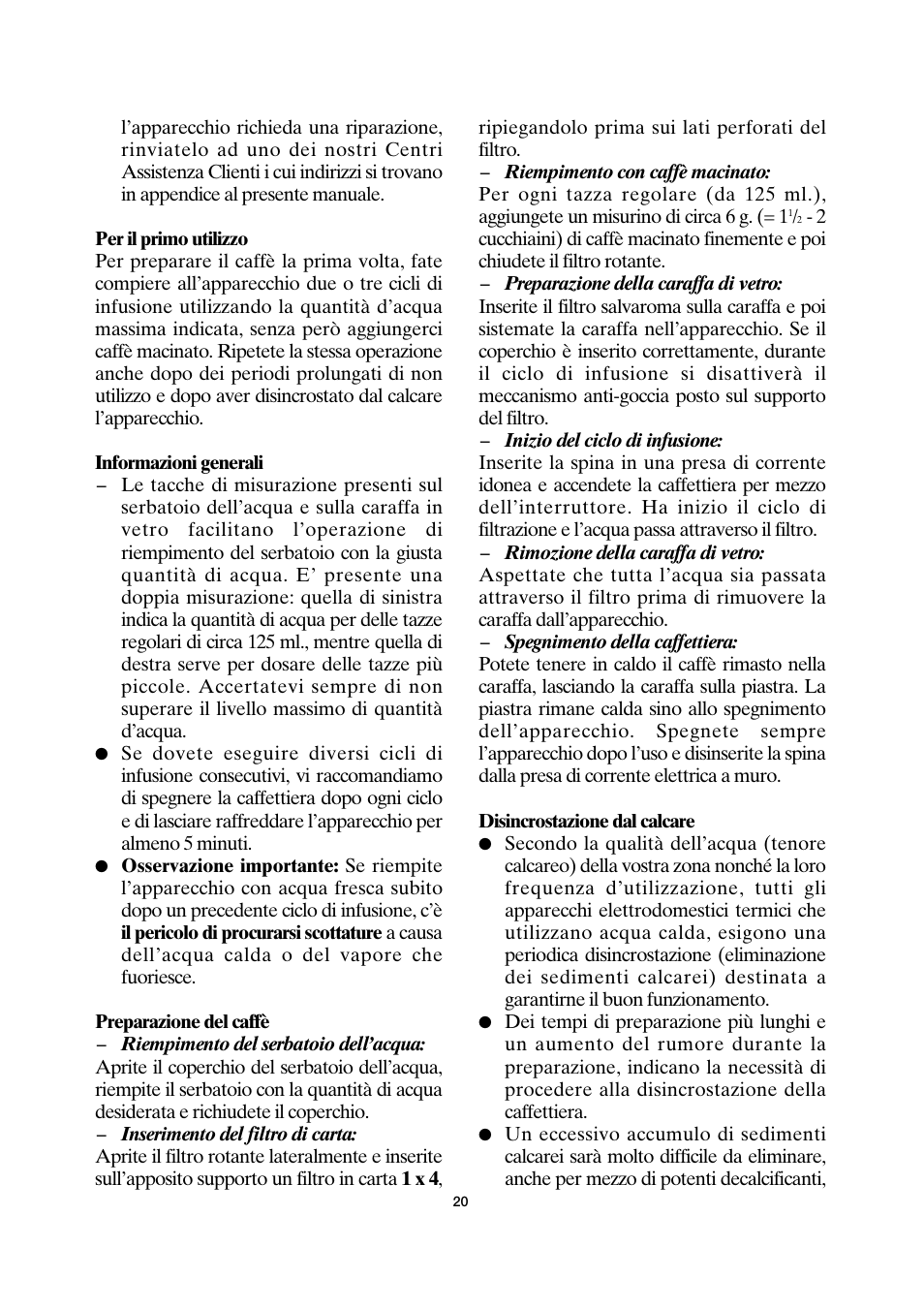 SEVERIN KA 4157 User Manual | Page 20 / 46