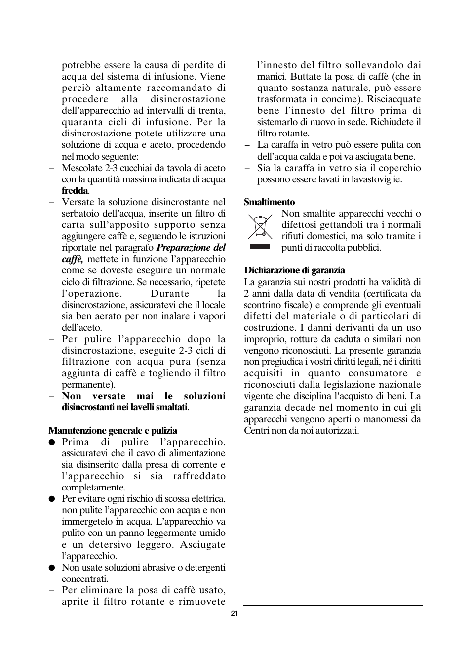 SEVERIN KA 4157 User Manual | Page 21 / 46