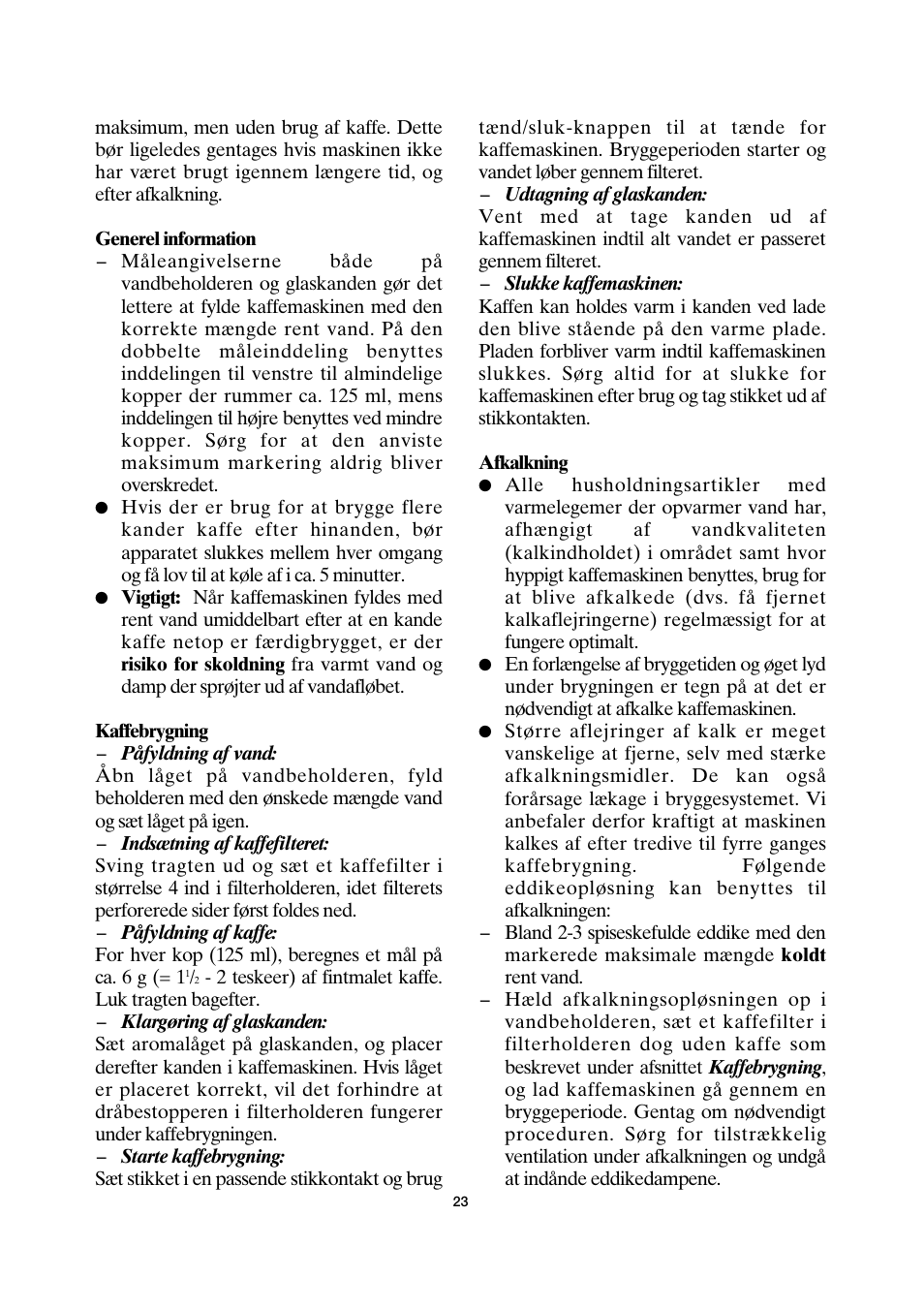 SEVERIN KA 4157 User Manual | Page 23 / 46