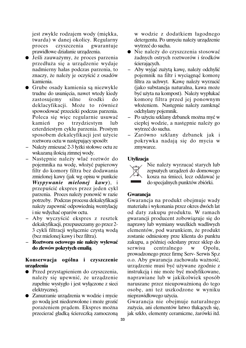 SEVERIN KA 4157 User Manual | Page 33 / 46