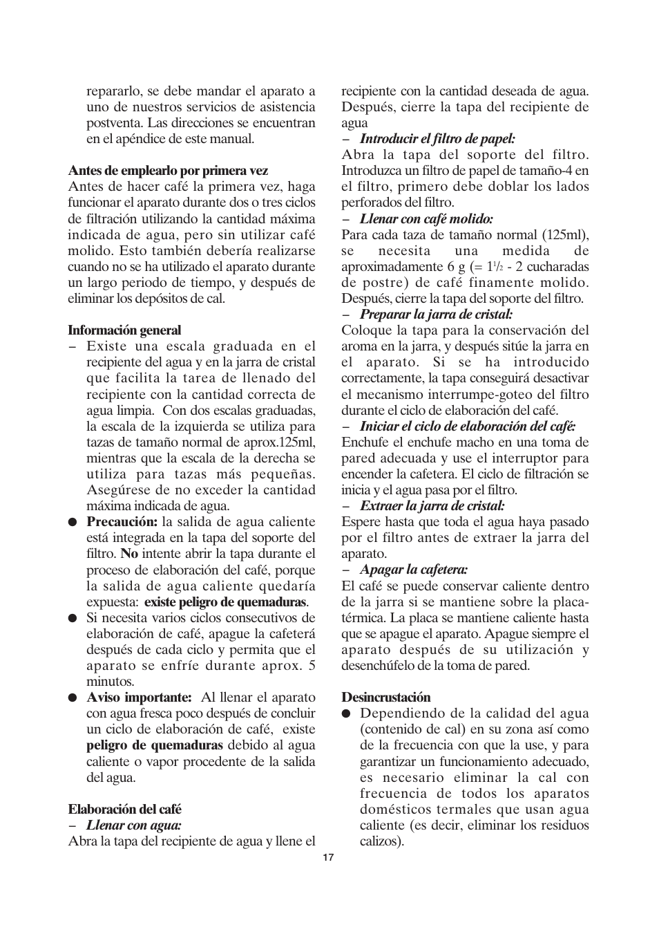 SEVERIN KA 4055 User Manual | Page 17 / 46