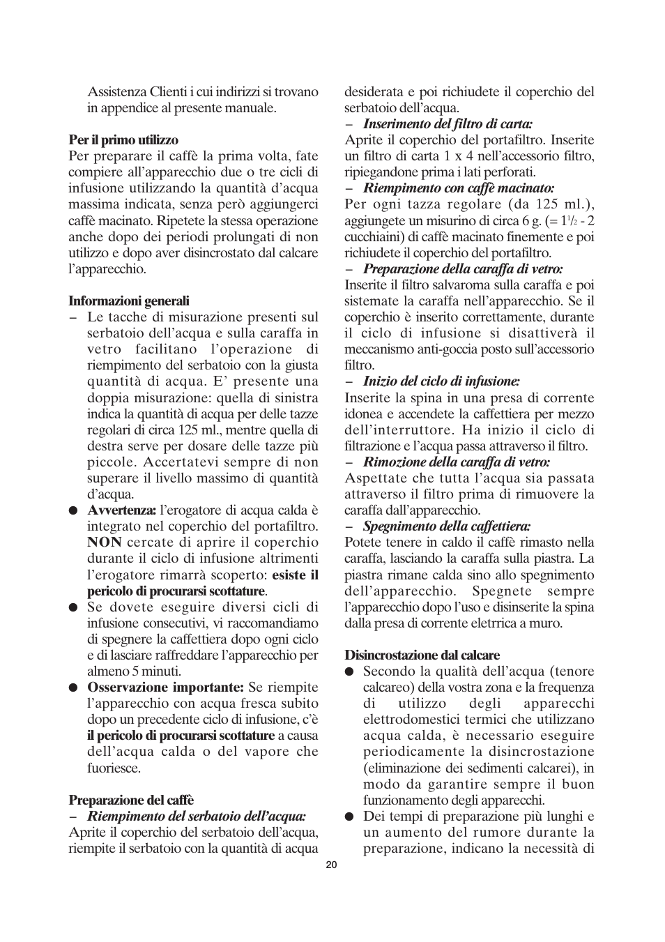 SEVERIN KA 4055 User Manual | Page 20 / 46