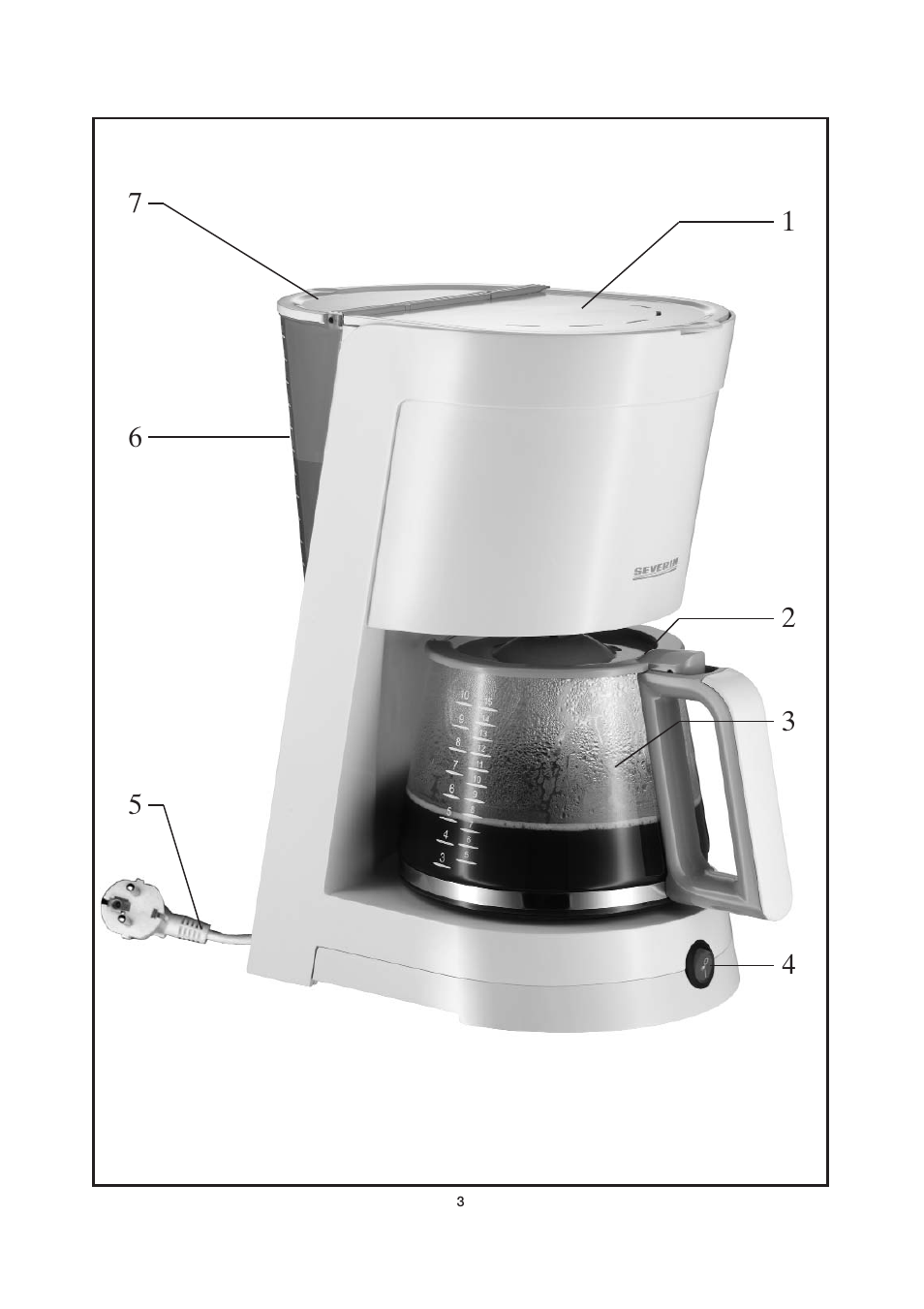 SEVERIN KA 4055 User Manual | Page 3 / 46