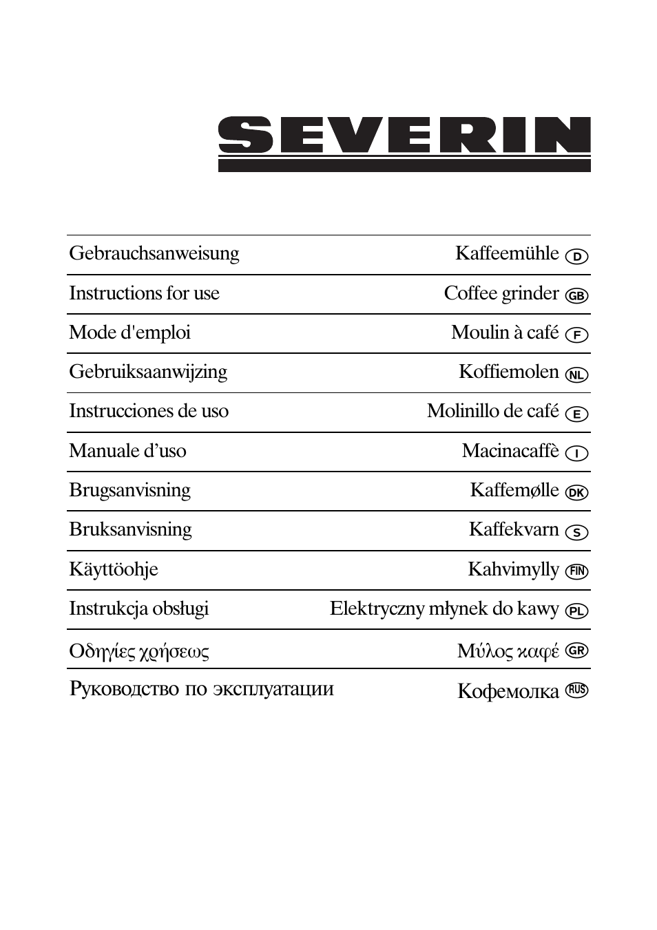 SEVERIN KM 3872 User Manual | 34 pages