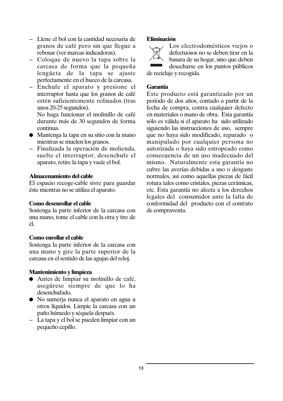 SEVERIN KM 3872 User Manual | Page 13 / 34