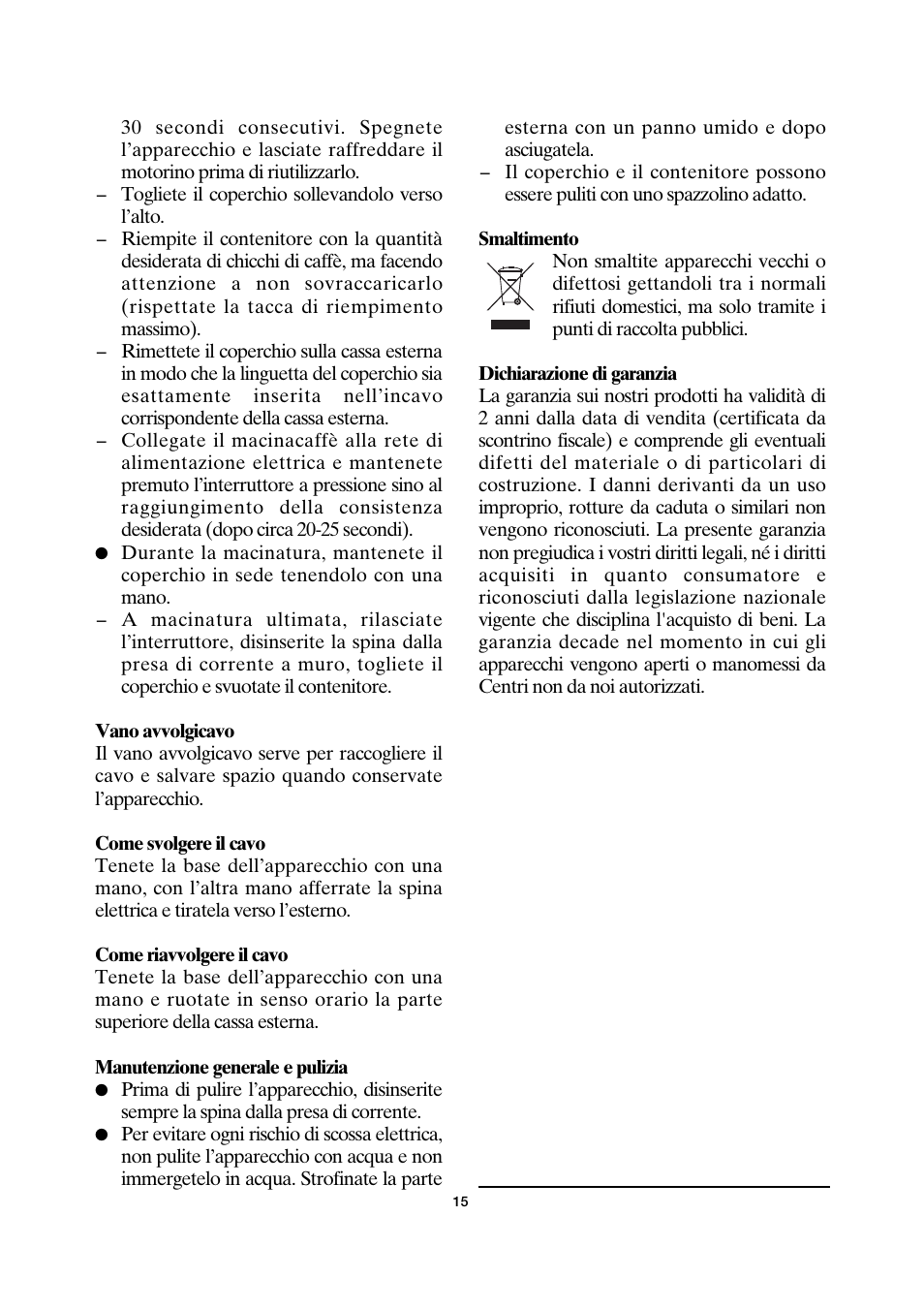 SEVERIN KM 3872 User Manual | Page 15 / 34