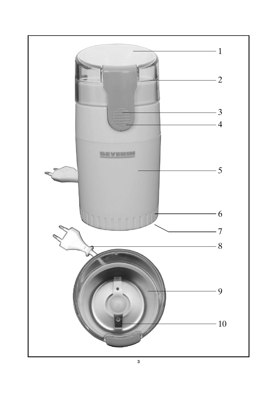 SEVERIN KM 3872 User Manual | Page 3 / 34