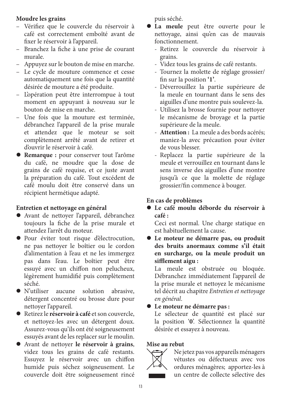 SEVERIN KM 3874 User Manual | Page 13 / 50