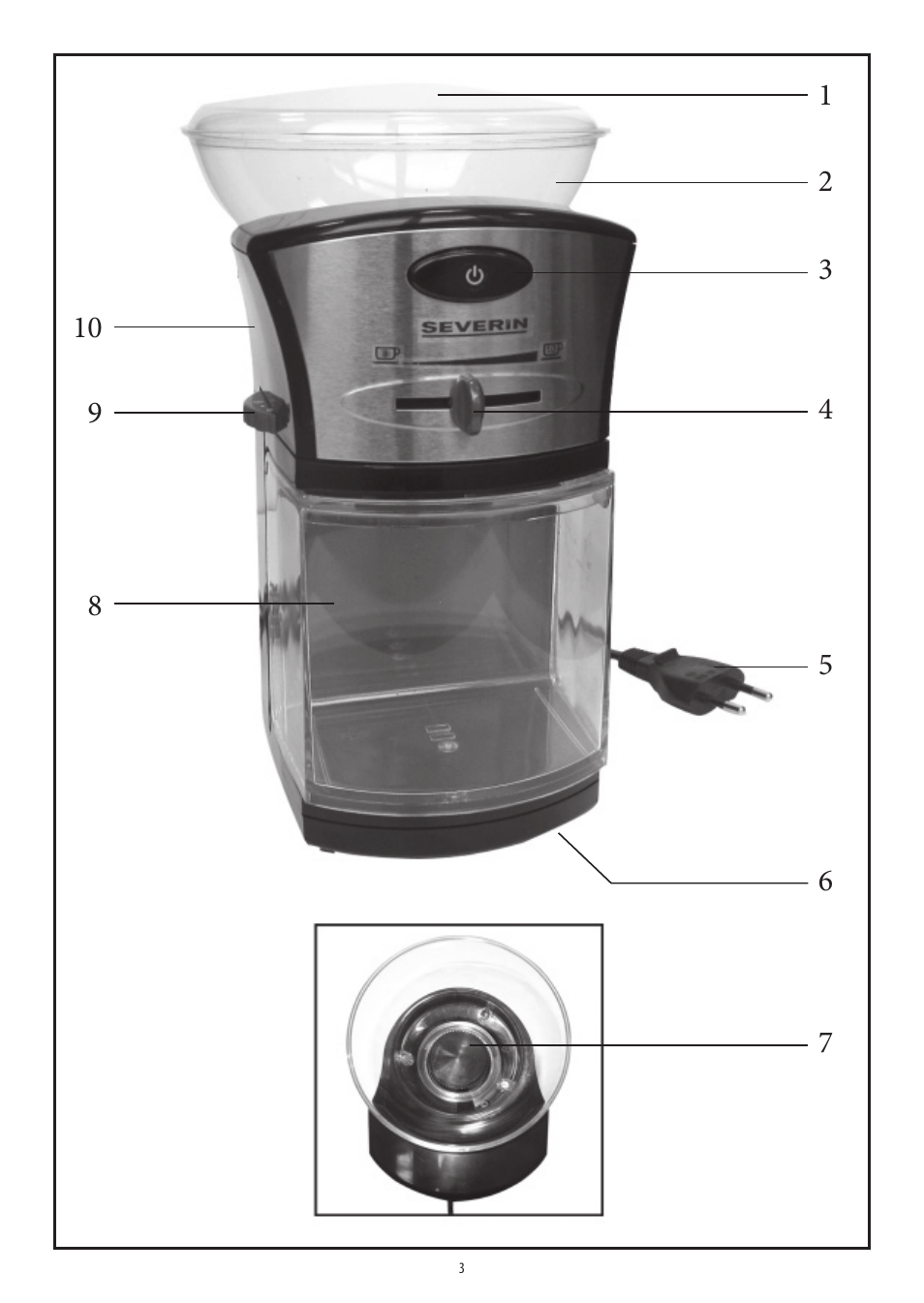 SEVERIN KM 3874 User Manual | Page 3 / 50