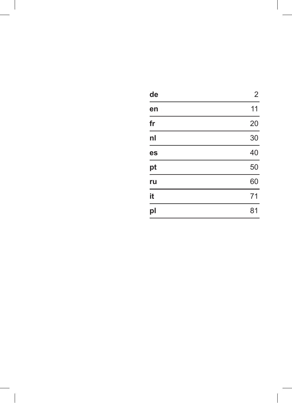 Bosch TCA 5201 User Manual | Page 2 / 100