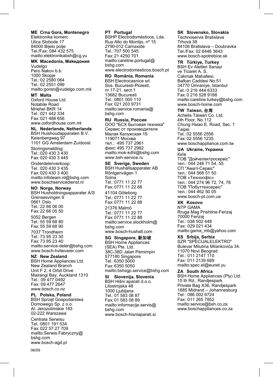 Bosch TCA5608 User Manual | Page 100 / 102