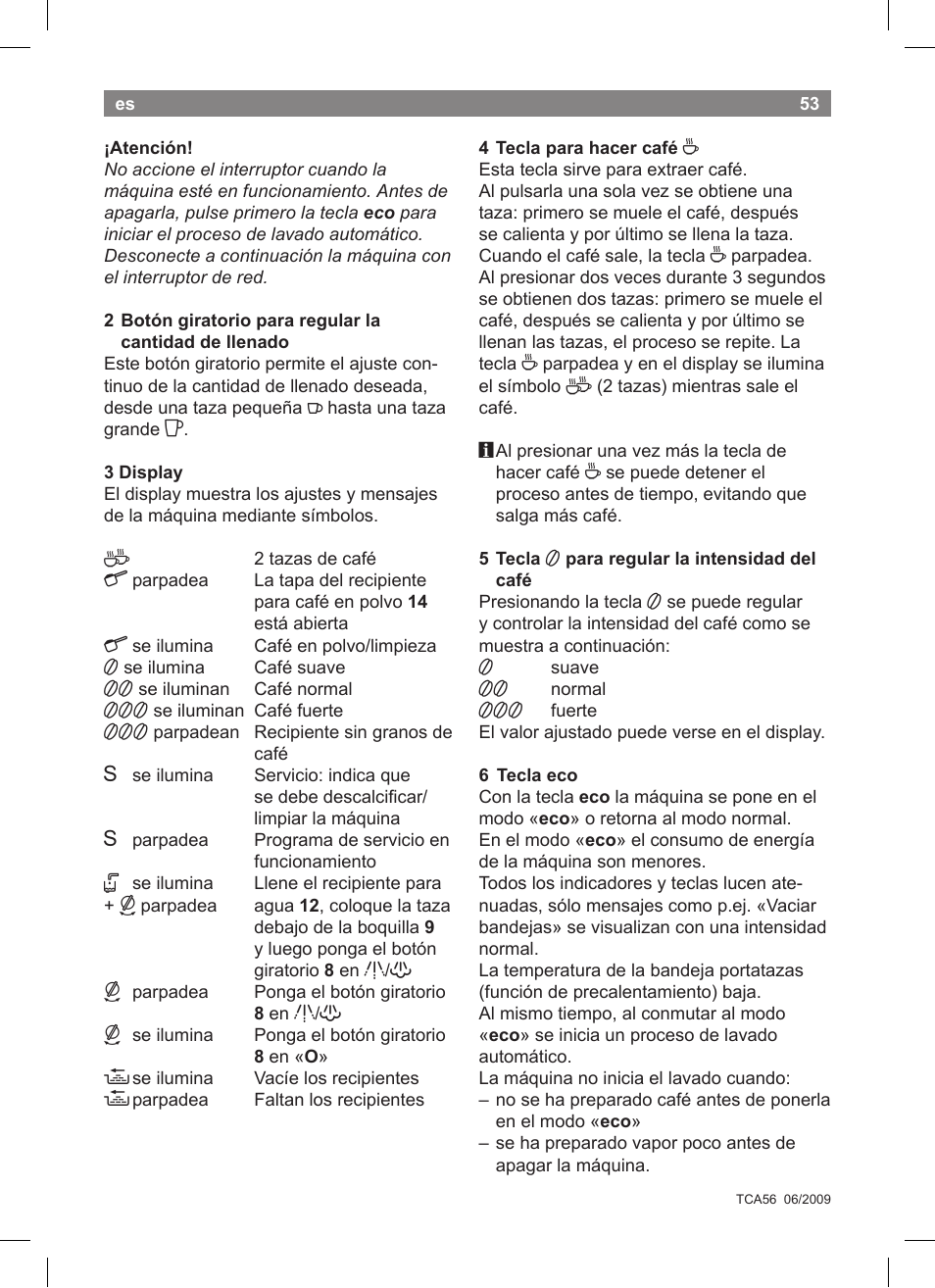 Bosch TCA5608 User Manual | Page 55 / 102