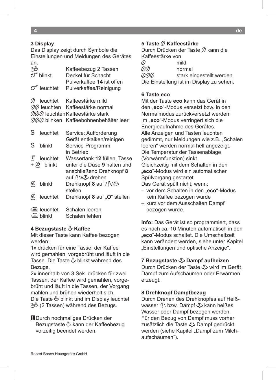 Bosch TCA5608 User Manual | Page 6 / 102