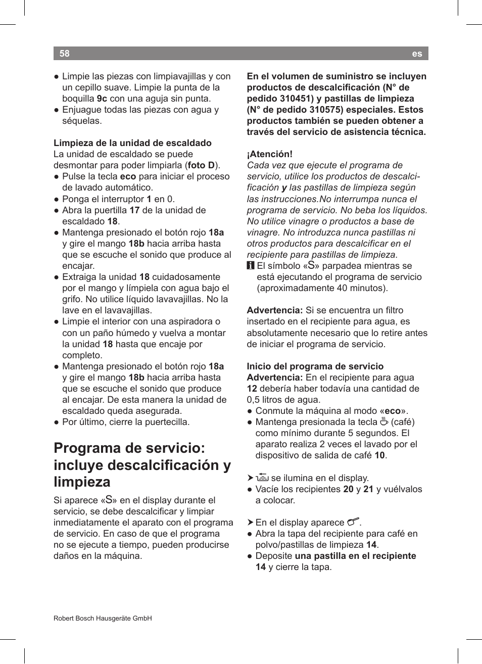 Bosch TCA5608 User Manual | Page 60 / 102