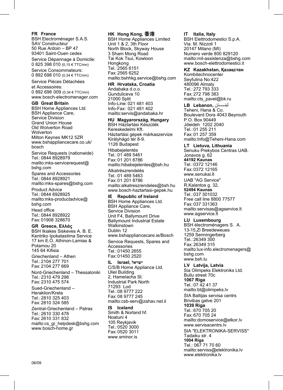 Bosch TCA5608 User Manual | Page 99 / 102