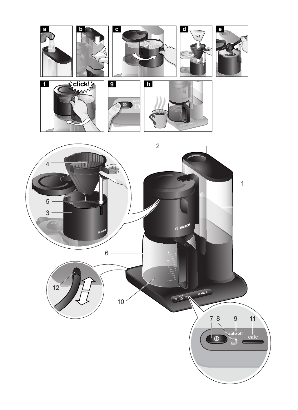 Bosch TKA8011 User Manual | Page 3 / 70