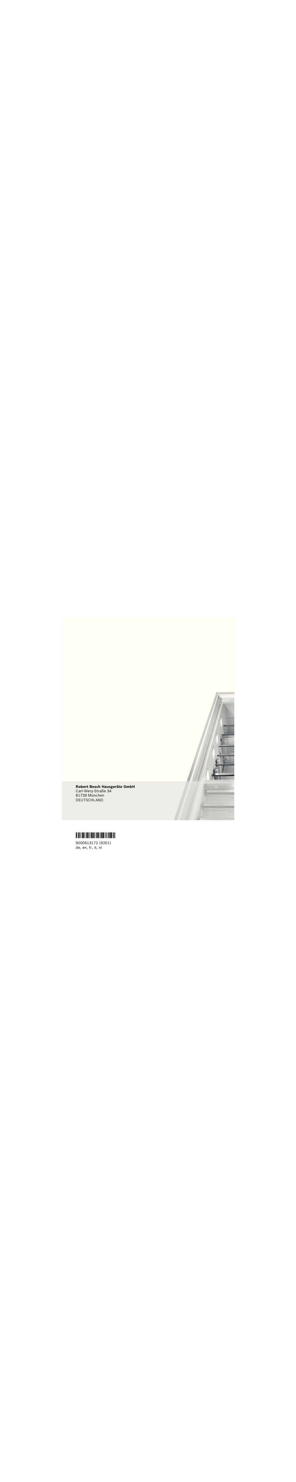 Bosch KGN36NL20 Réfrigérateur-congélateur combiné User Manual | Page 89 / 89