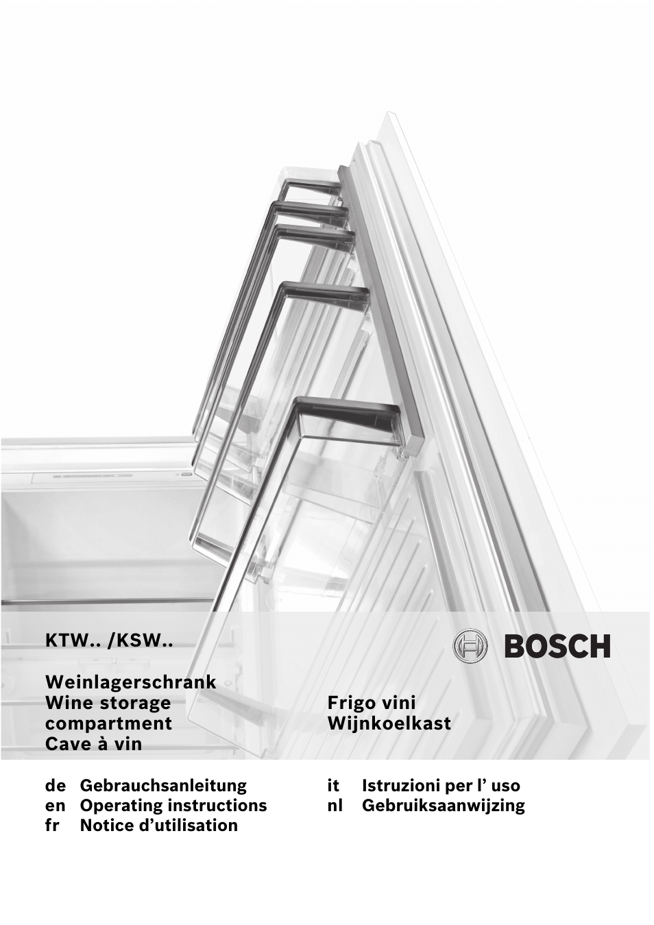 Bosch KSW30V80 Cave à vin de conservation Confort User Manual | 62 pages
