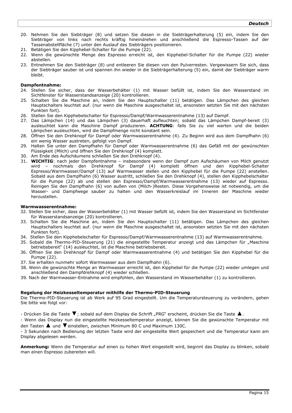 LELIT PL41PLUS User Manual | Page 15 / 24