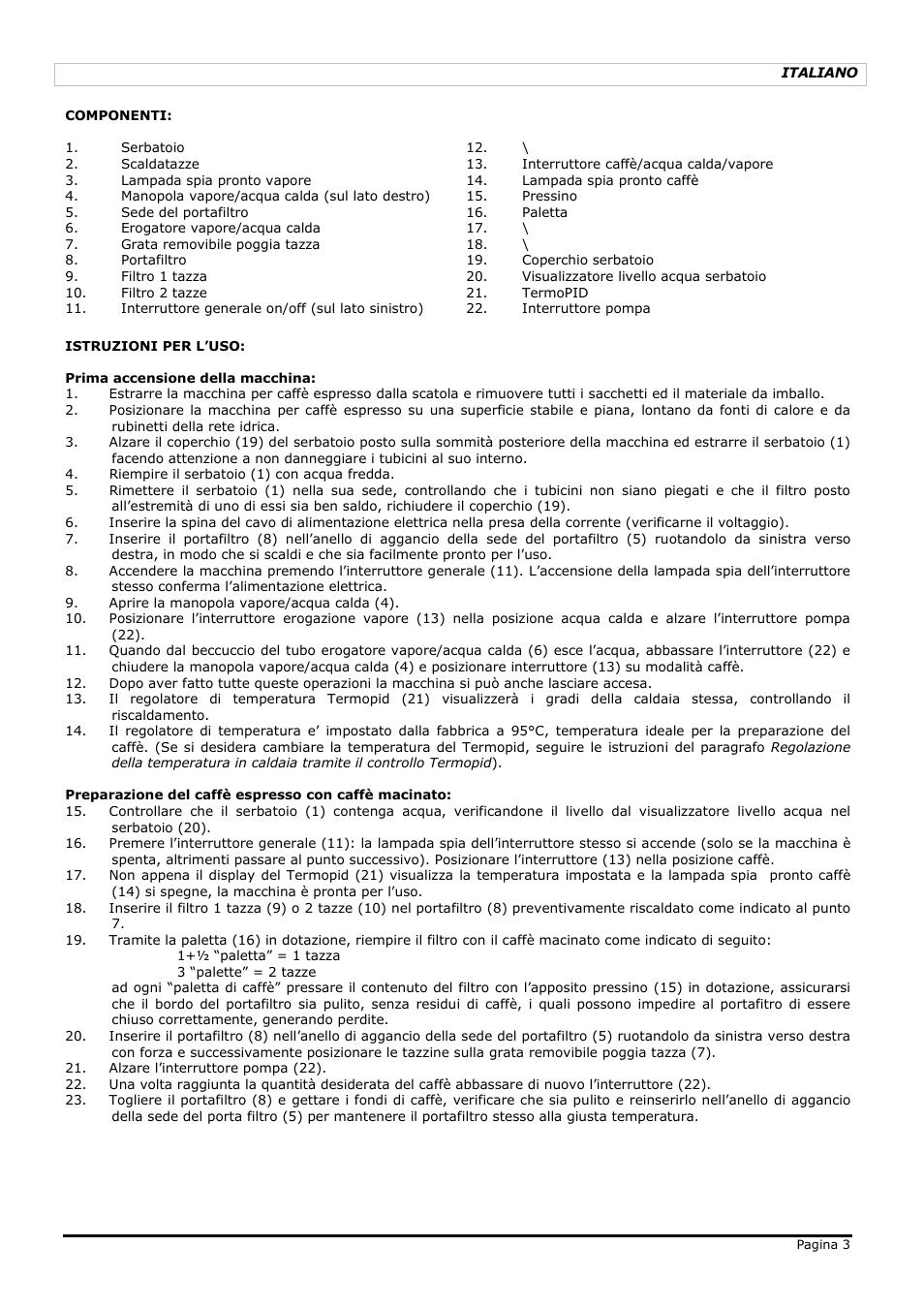 LELIT PL41PLUS User Manual | Page 3 / 24