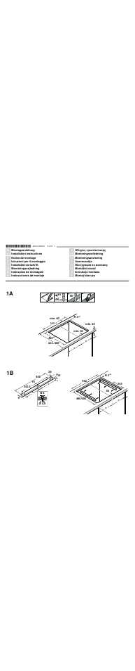 Bosch PKF751T14E Bords biseautés Table vitrocéramique - 70 cm User Manual | 10 pages