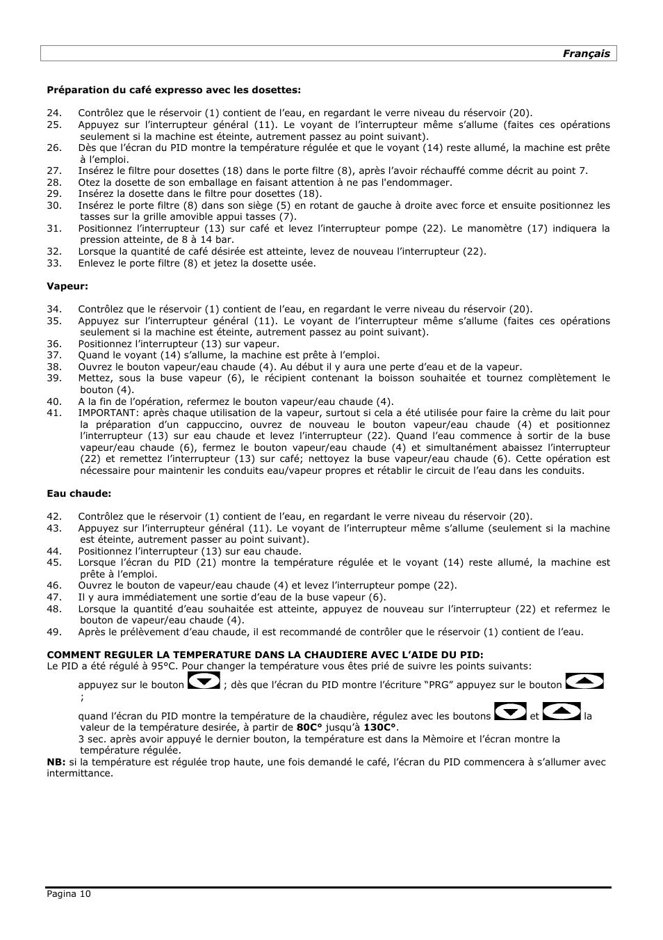 LELIT PL41TEM User Manual | Page 10 / 24