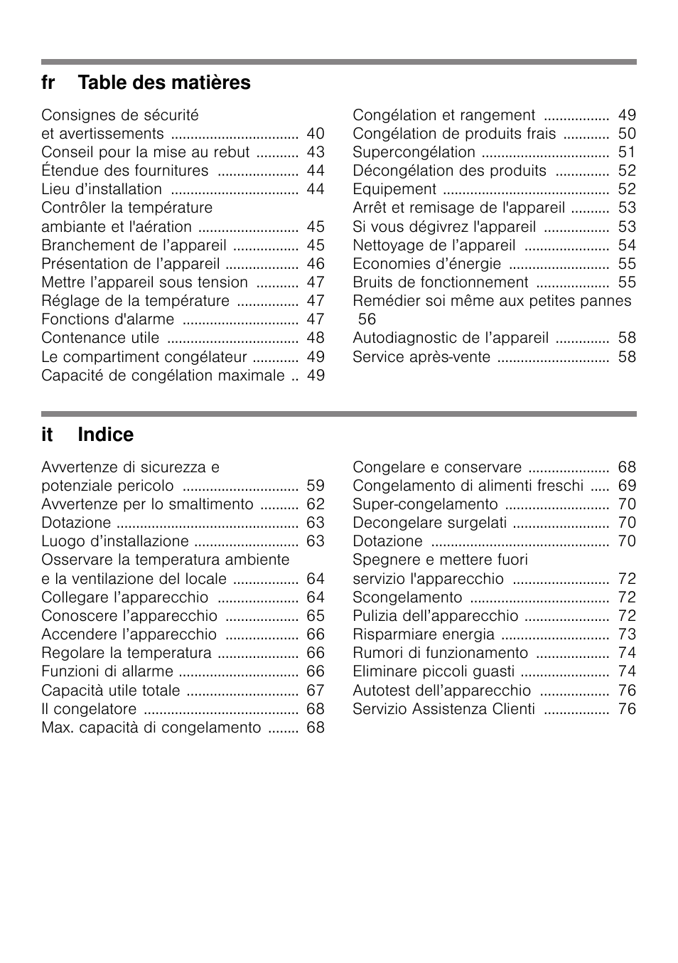 Bosch GSN33VW30 User Manual | Page 3 / 98