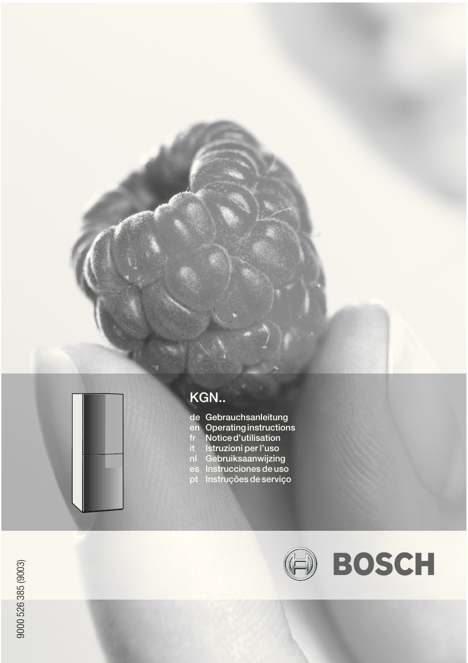 Bosch KGN36SM30 Réfrigérateur-congélateur combiné Premium Luxe User Manual | 143 pages