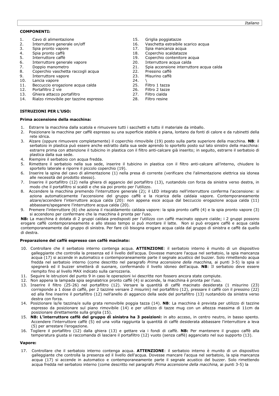 LELIT PL61 User Manual | Page 3 / 20