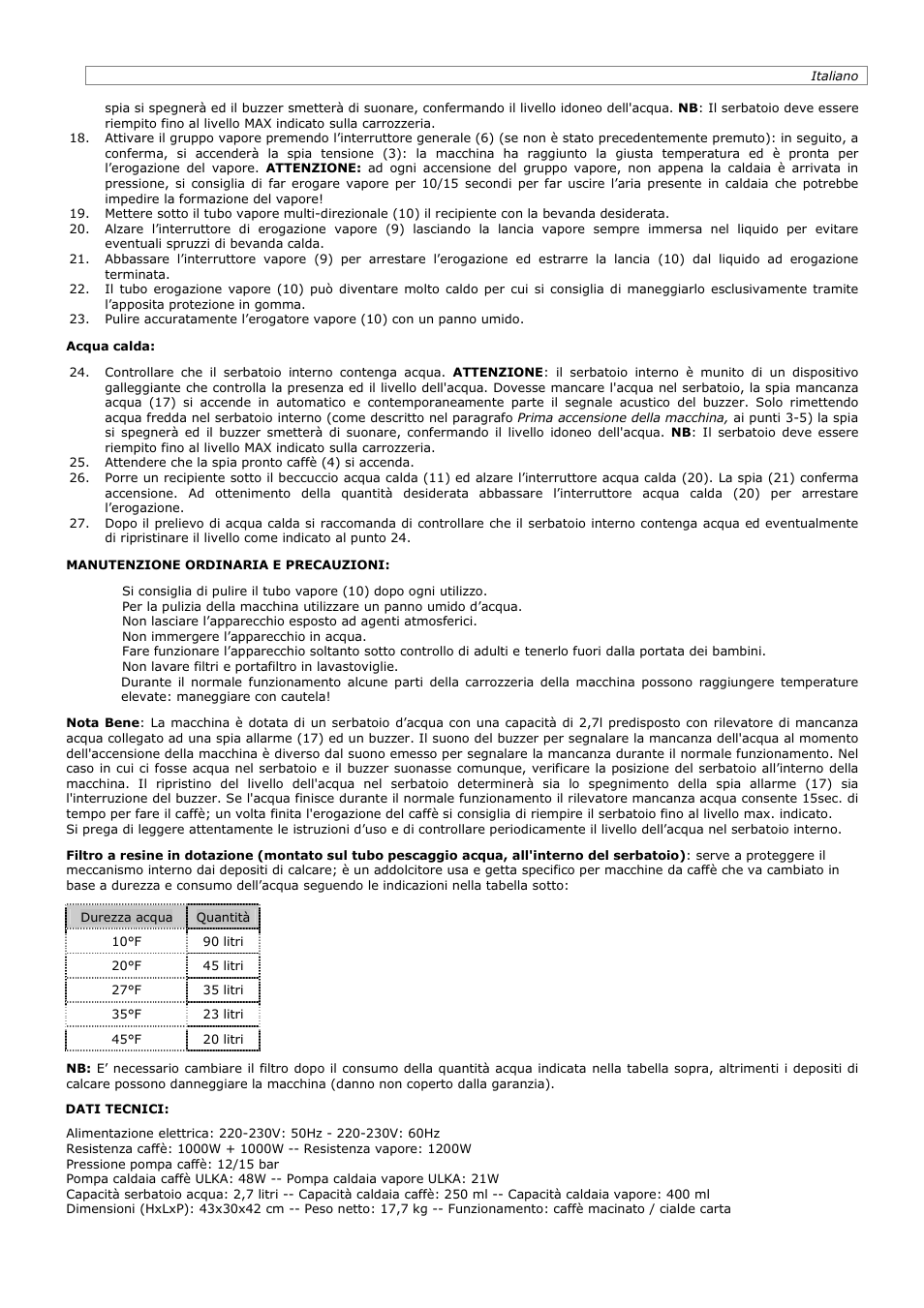 LELIT PL61 User Manual | Page 4 / 20
