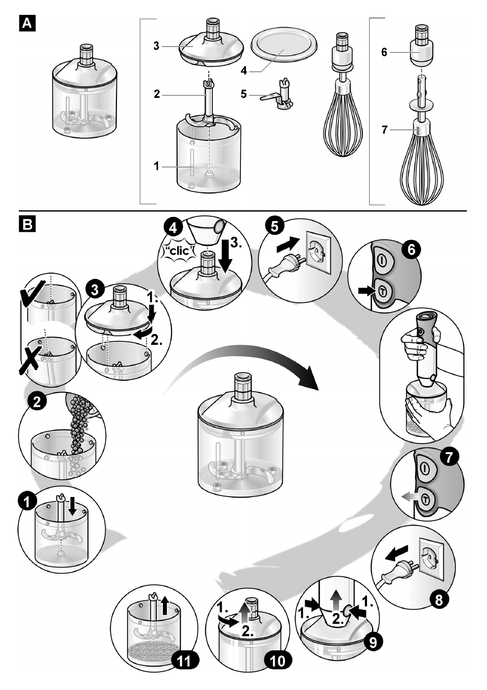 Bosch MSM66150 Mixeur plongeant blanc gris User Manual | Page 46 / 48