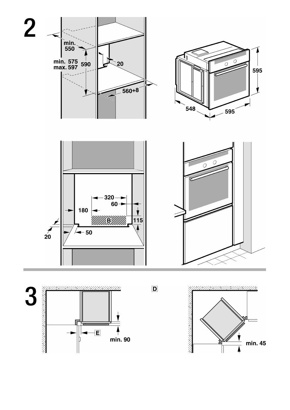 Bosch HBN532E0 - inox Four intégrable User Manual | Page 2 / 16