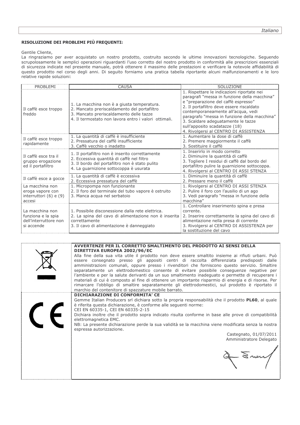 LELIT PL60 User Manual | Page 5 / 12