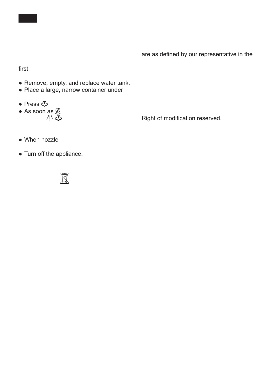 Anti­freeze, Disposal, Guarantee | Siemens TK 54001 User Manual | Page 22 / 93