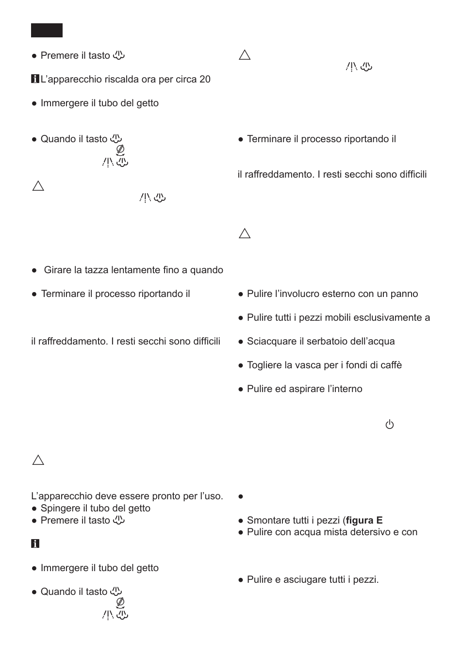 Riscaldare il valore per le bibite, Cura e pulizia quotidiana | Siemens TK 54001 User Manual | Page 38 / 93
