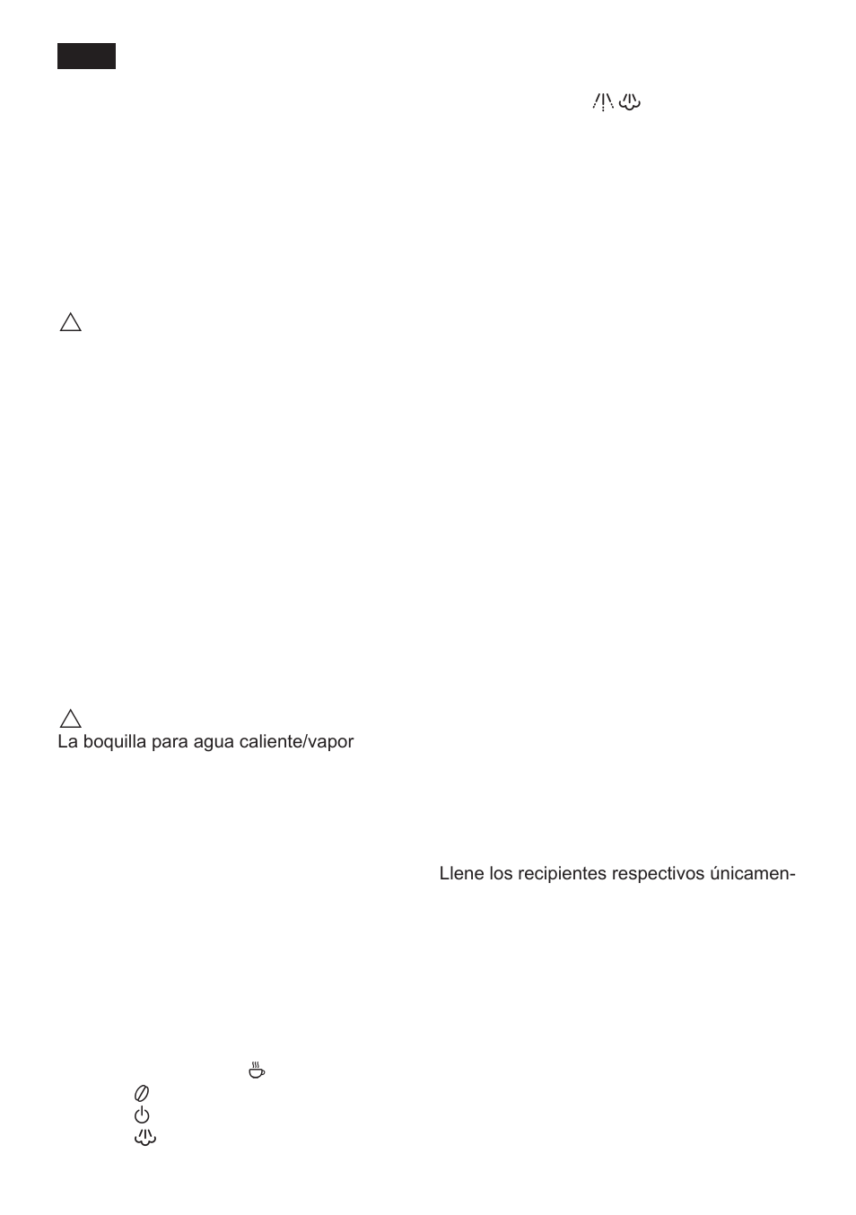 Advertencias de seguridad, Visión de conjunto | Siemens TK 54001 User Manual | Page 52 / 93