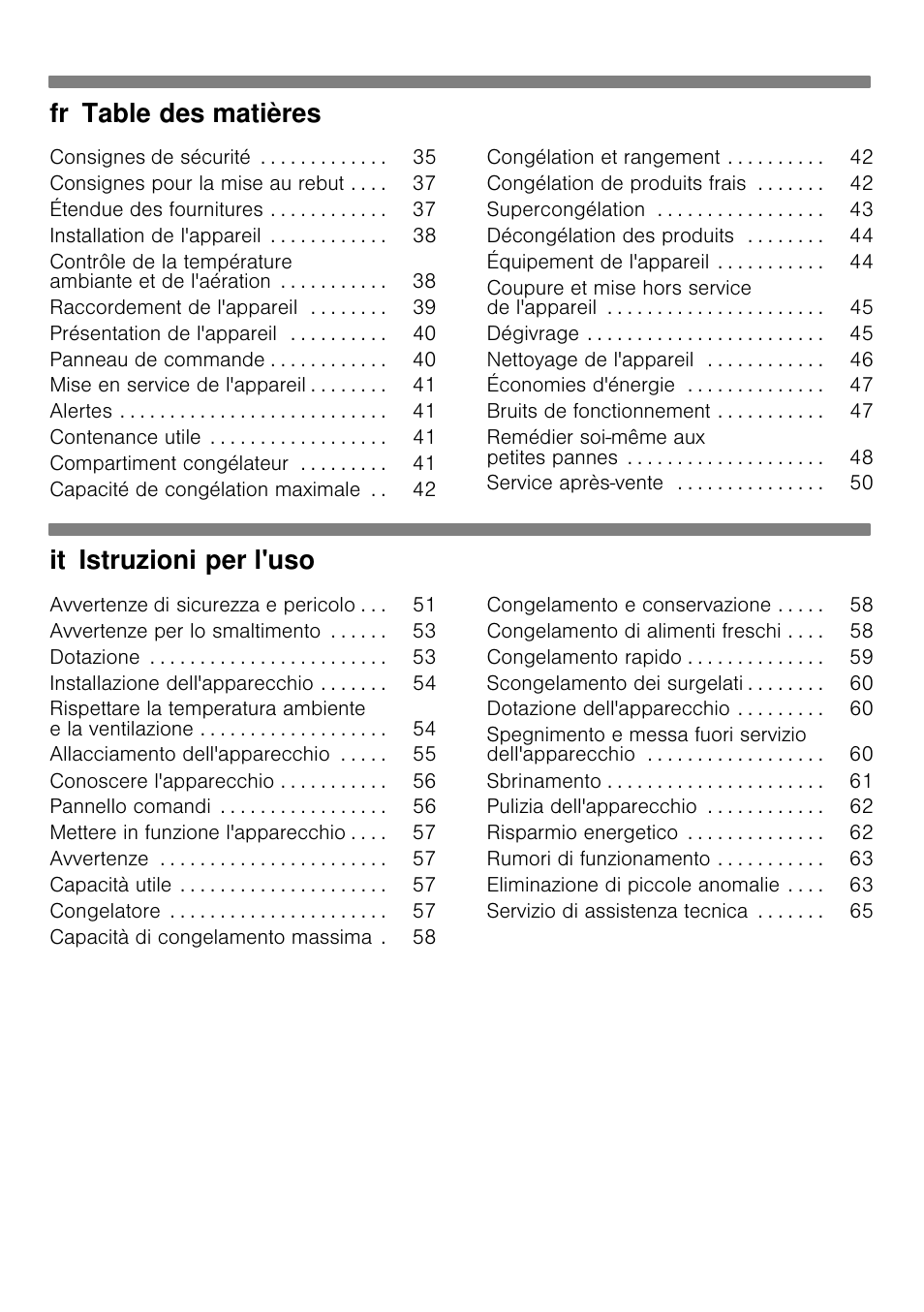 Bosch GCM24AW20 Congélateur coffre Premium User Manual | Page 3 / 85