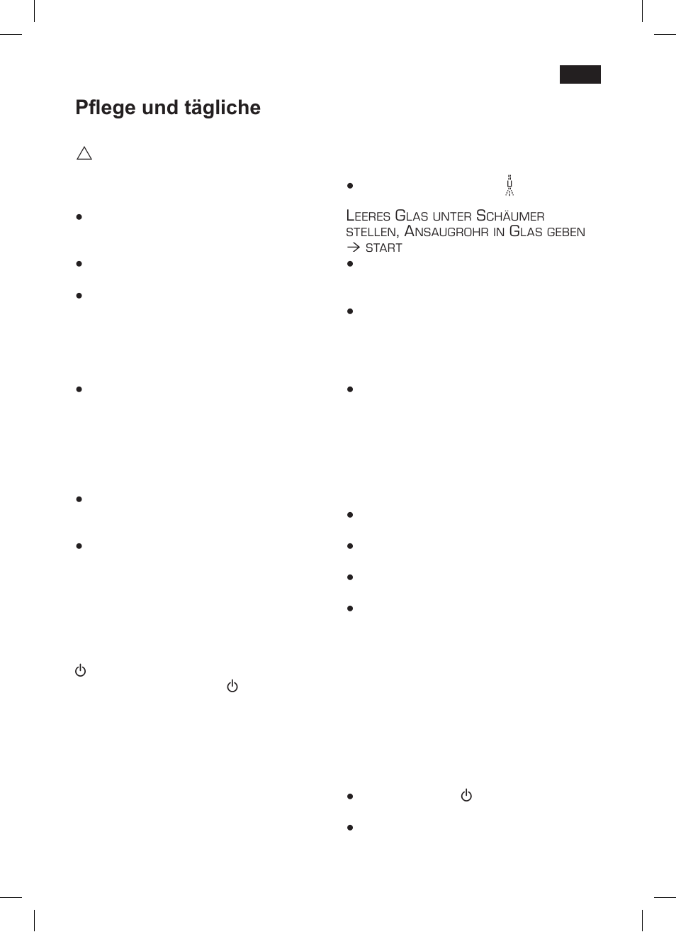 Pflege und tägliche reinigung | Siemens TK76001 User Manual | Page 19 / 136