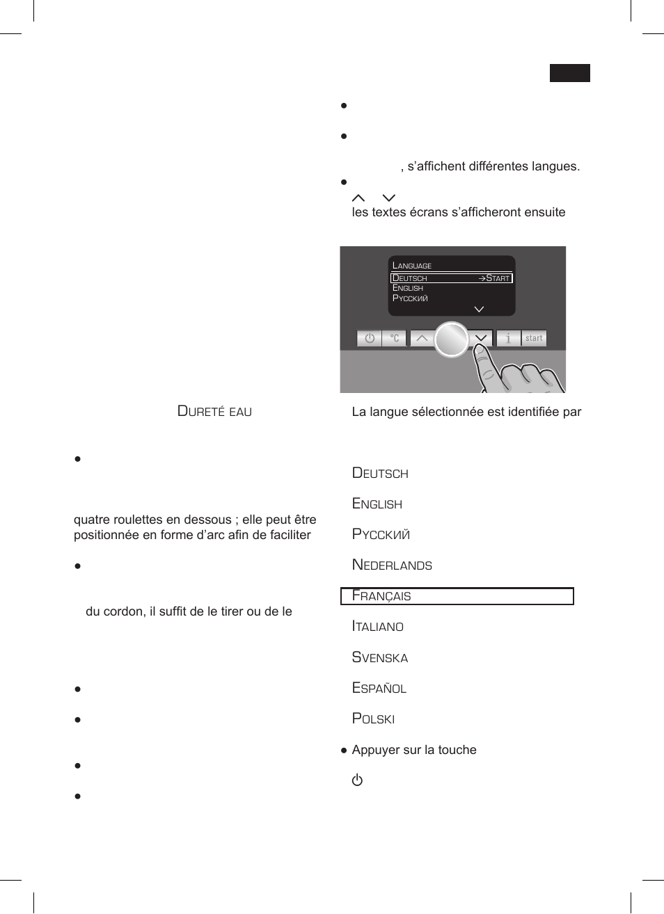 Avant la première utilisation | Siemens TK76001 User Manual | Page 49 / 136