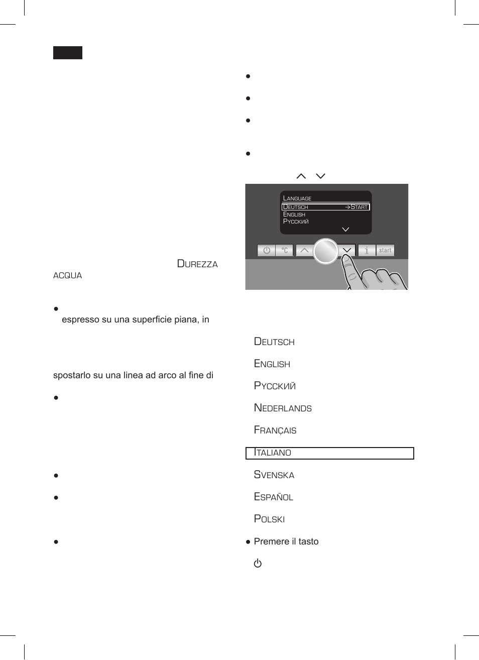 Al primo impiego | Siemens TK76001 User Manual | Page 70 / 136