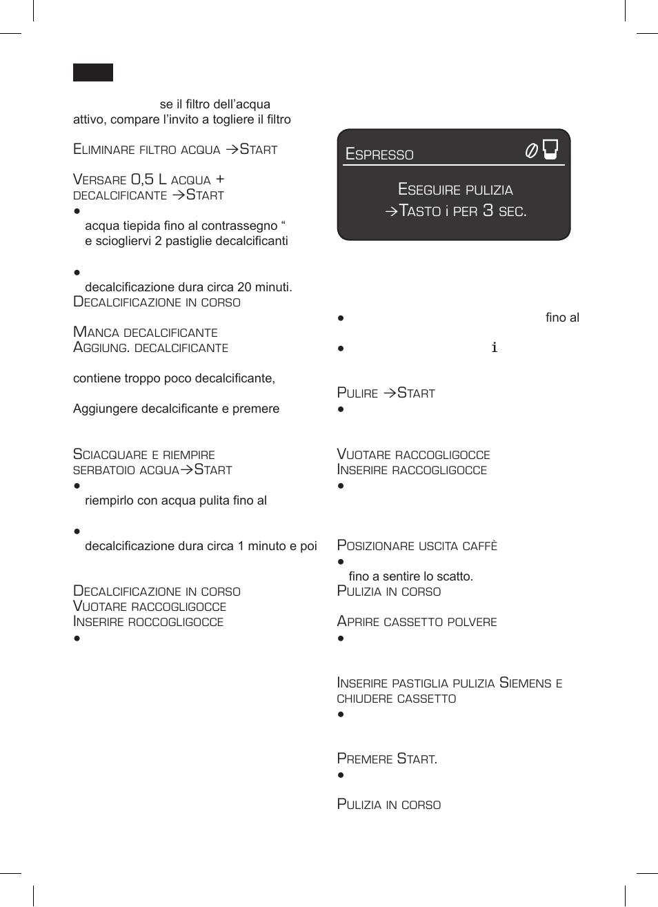 Pulire | Siemens TK76001 User Manual | Page 84 / 136