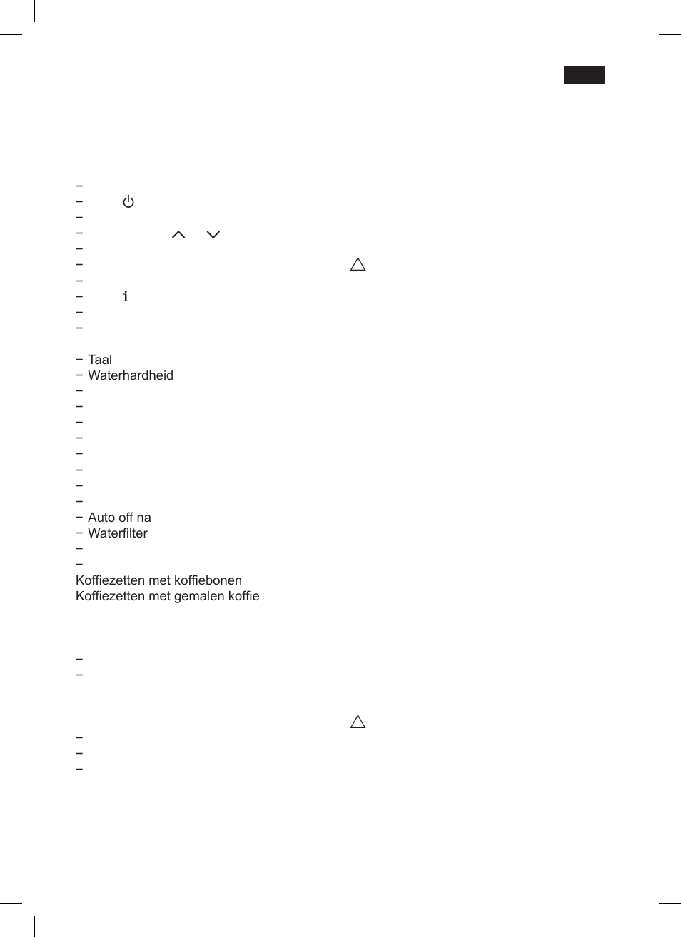 Veiligheidsinstructies, Inhoudsopgave | Siemens TK76001 User Manual | Page 89 / 136