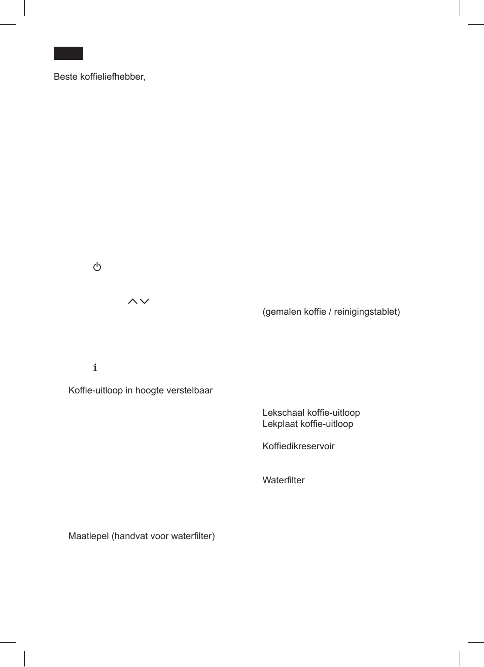 De onderdelen | Siemens TK76001 User Manual | Page 90 / 136