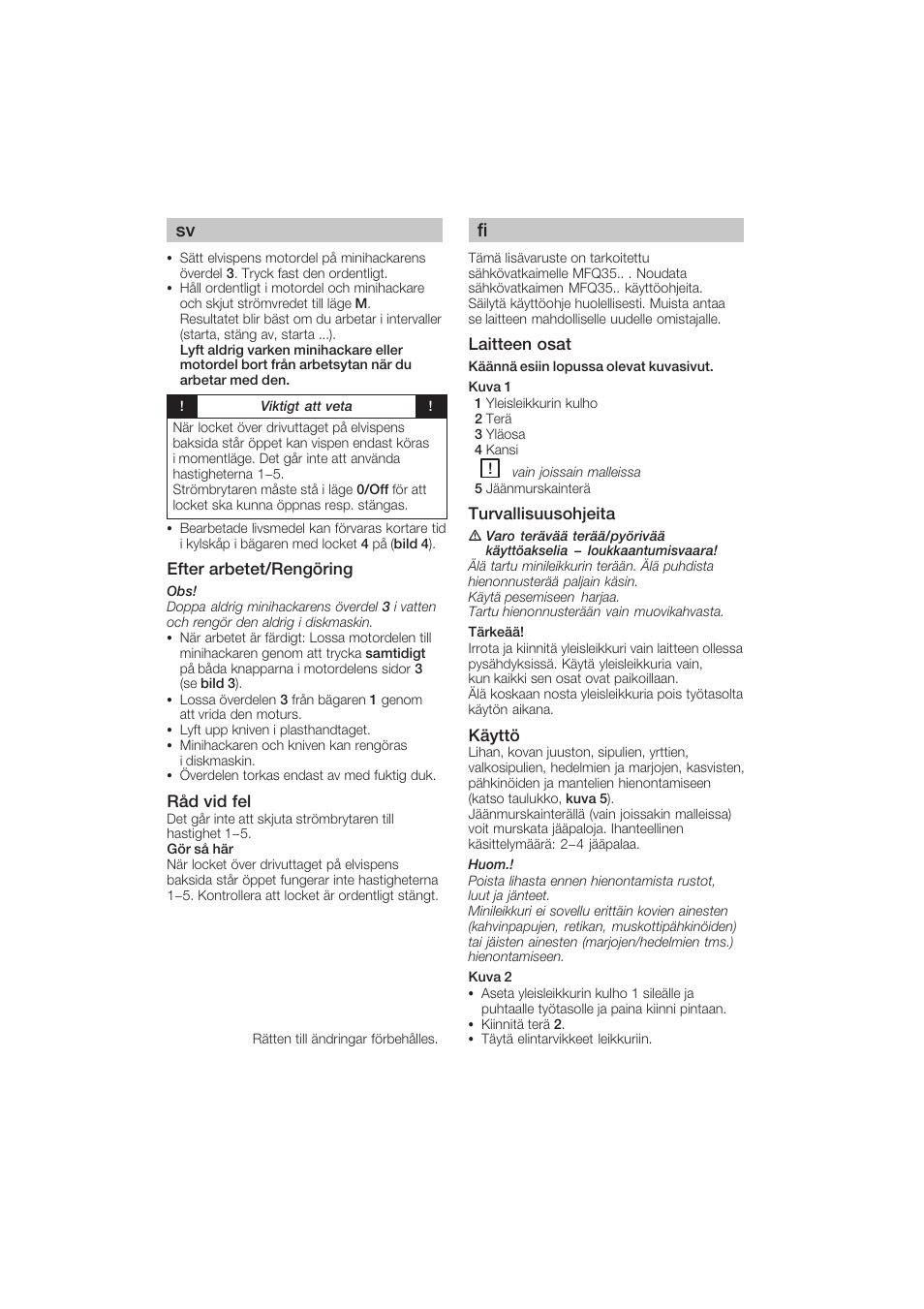 Bosch MFQ3530 Batteur blanc Gris User Manual | Page 10 / 29