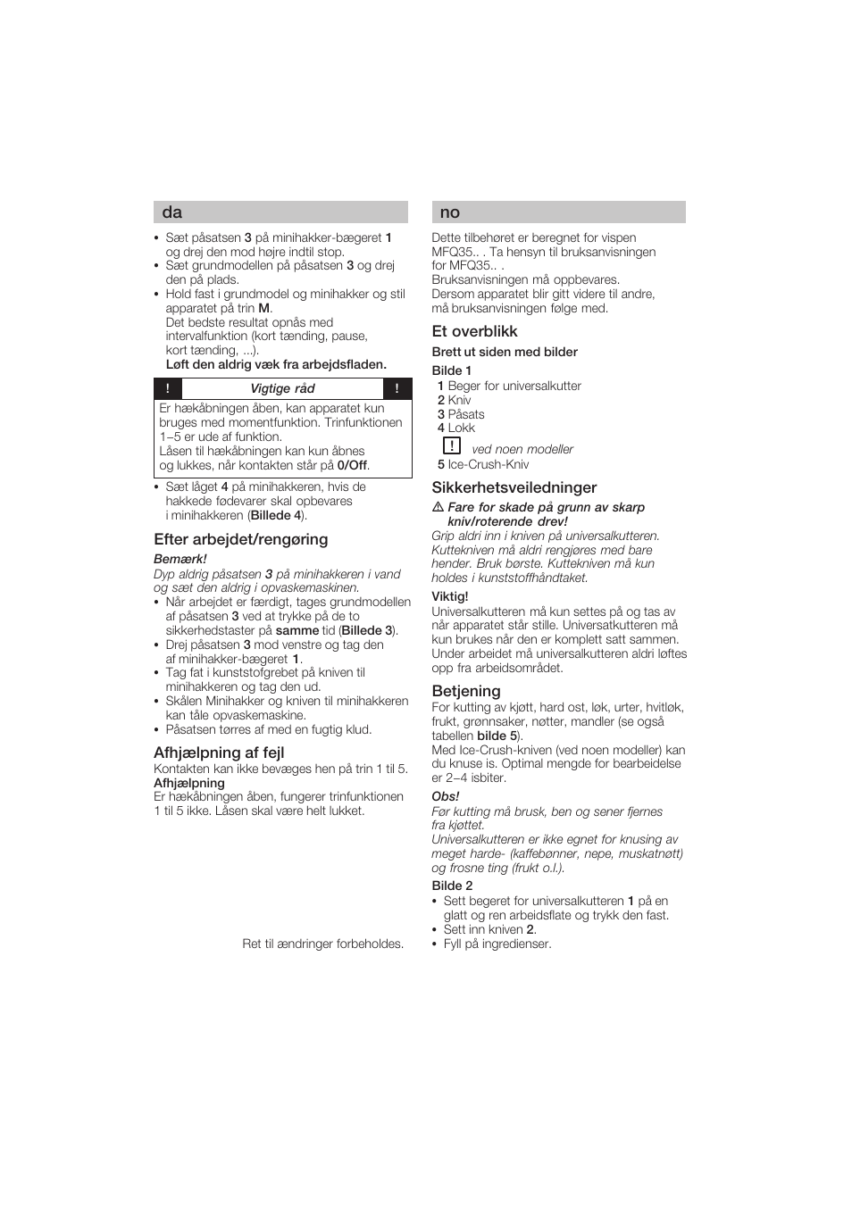 Bosch MFQ3530 Batteur blanc Gris User Manual | Page 8 / 29