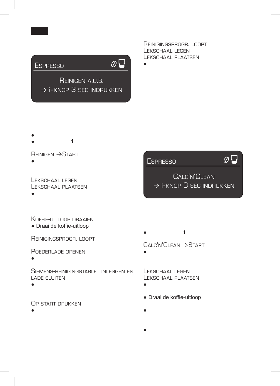Reinigen, Calc‘n‘clean | Siemens TK 73001 User Manual | Page 102 / 132