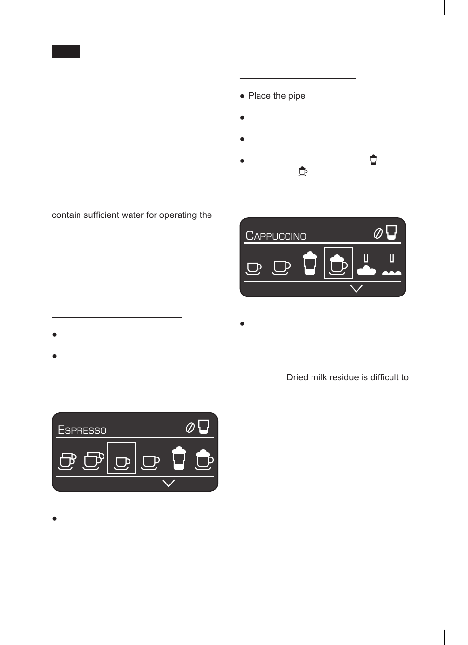 Preparation using coffee beans | Siemens TK 73001 User Manual | Page 36 / 132